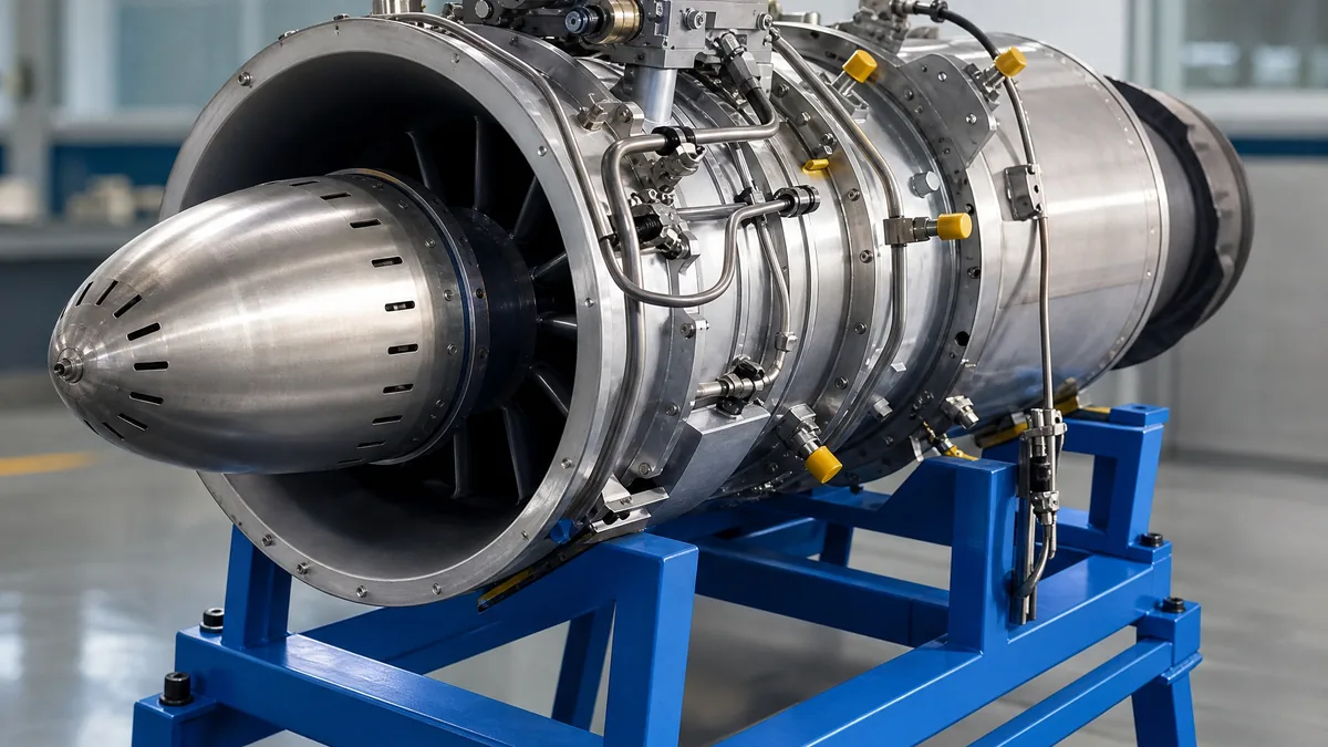 XX400WP large turbojet engine